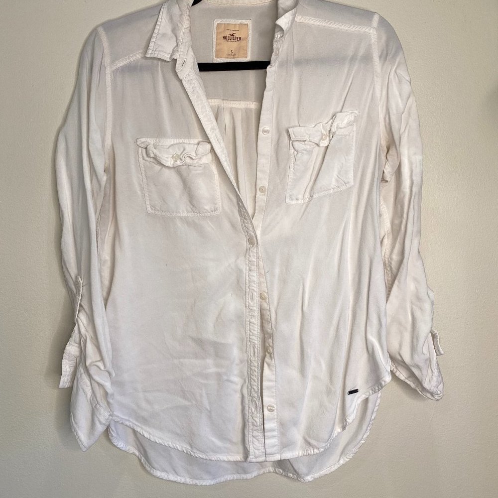 White Button Up Shirt (Hollister)